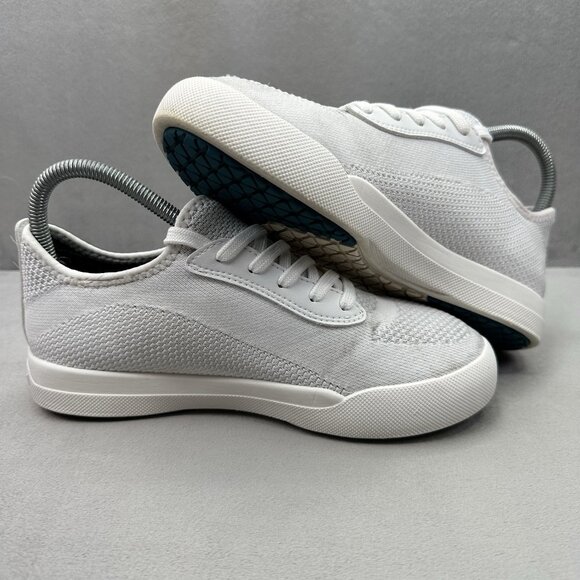 Vessi Weekend Sneaker Womens Size 7 Shoes White Waterproof Knit Lace-Up Casual - Picture 5 of 8